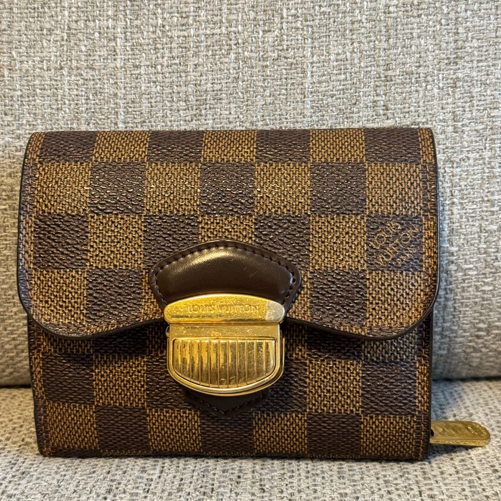 Louis Vuitton Damier Ebene Joey Compact Wallet
